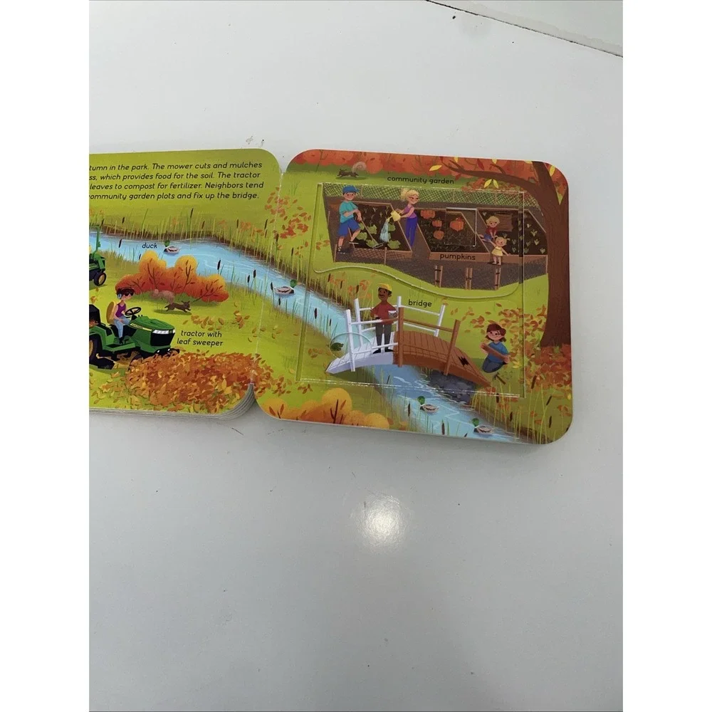 John‎ Deere Peek a Flap Dirt Board Book